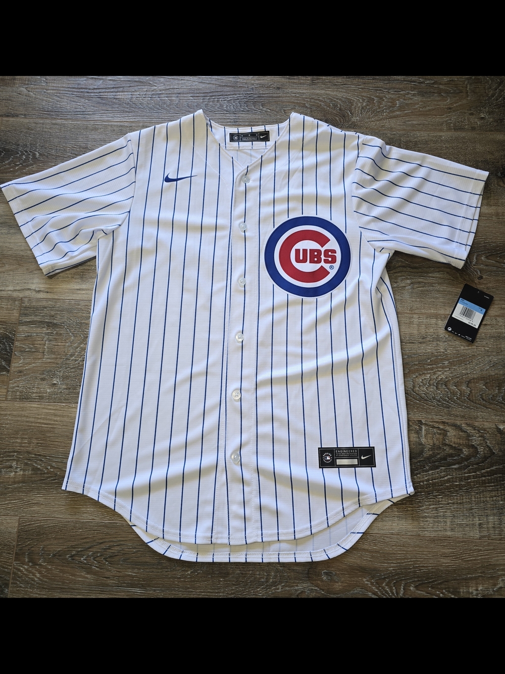 NWT Nike Authentic Chicago Cubs Kris Bryant Medium #17 KB Jersey Pinstripe Rare